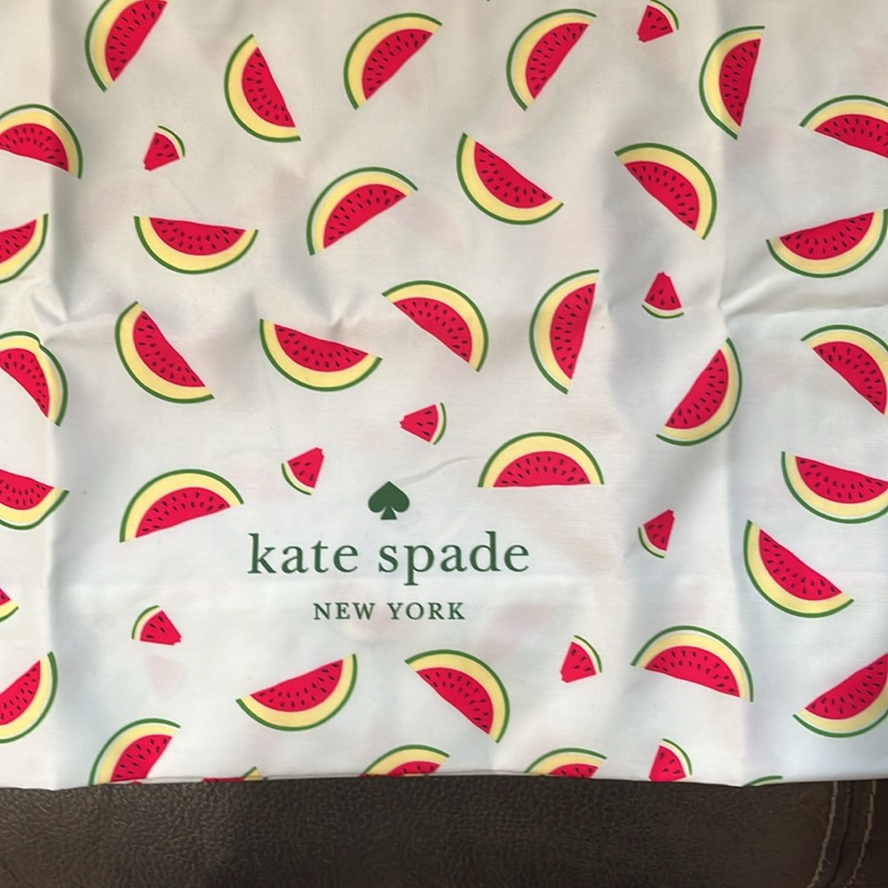 Two Kate spade watermelon cloth totes - Picture 3 of 10